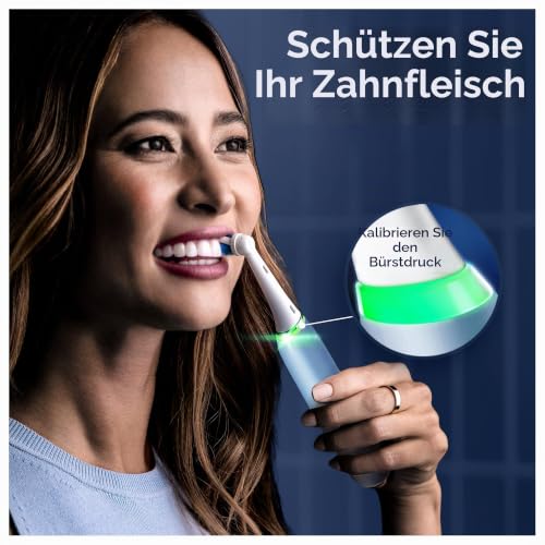 Oral-B iO Series 9 Special Edition, elektrische Zahnbürste, mit Bluetooth, 7 Putzmodi, 1 Reiseetui, 1 Tasche, Aquamarin – Ansicht 3