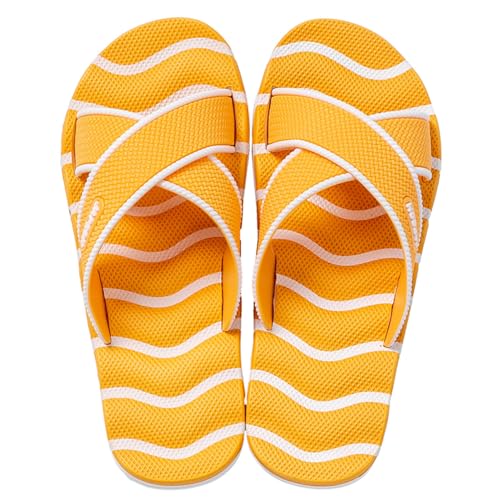 Women's Men's Slides EVA Anti-Slip Comfortable Flip-Flops Shower Pool Beach Massage Slippers