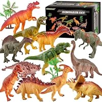 TOEY PLAY Dinosaurios Juguetes Niños 3 Años, 12 Piezas Grandes