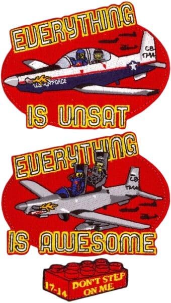 Columbus AFB Specialized Undergraduate Pilot Training Class 2017-14 Patches