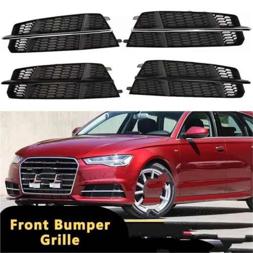 Cache feu antibrouillard grille hexagonale Audi A6 S-line 4G0807681AN - 3