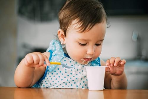 Miniatura 2 de Utensilios para bebés, cucharas, tenedores con estuche seguro de viaje para bebés y niños pequeños, cuchara de entrenamiento de alimentación, fácil