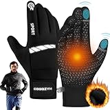 👋【Upgrade Touchscreen Handschuhe】Diese handschuhe winter mit hochempfindlichem, leitfähigem Material an Daumen und Zeigefinger helfen, alle Ihre intelligenten Geräte bequem mit Handschuhen zu steuern. Das Tragen von Handschuhen ermöglicht es Ihnen, Anrufe zu beantworten oder kurze Videos während der täglichen Arbeit und Outdoor-Aktivitäten anzusehen, ohne Ihre Hände kalter Luft auszusetzen. Das ist flexibel genug, um die Bewegung für alle Aktivitäten zu verbessern.