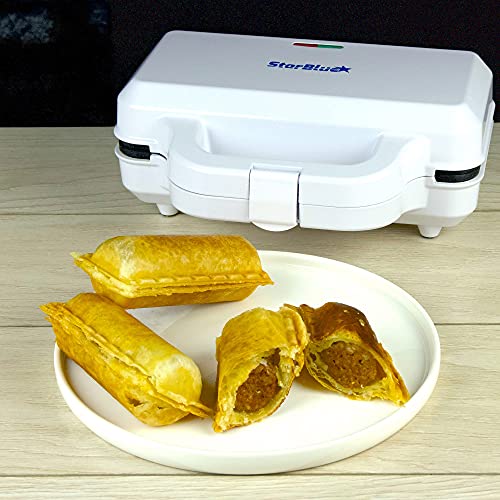 Sausage Roll Maker By Starblue With Free Recipe Ebook – Make 4 Quick And Delicious Breakfast Sausage Rolls And Snacks In Minutes Ac120V 60Hz 850W #TOP5