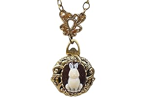 Rabbit Cameo Multi Photo Locket