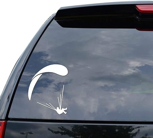 DiamondCutStickerz Calcomanía deportiva de parapente para automóvil, camión, motocicleta, parachoques, laptop, decoración de pared, tamaño (05