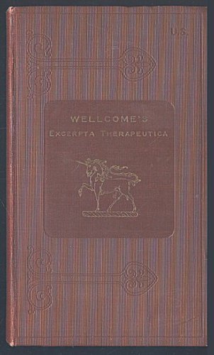Wellcome's Excerpta Therapeutica B003SJ1T8M Book Cover