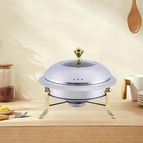 Calentador de alimentos para buffet portátil individual con caldera sólida eficiente 8