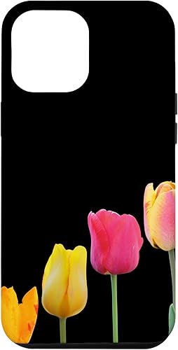 Vista 10 de Funda para iPhone 11 My Tulips, Flowers, Black - Soft Life Living