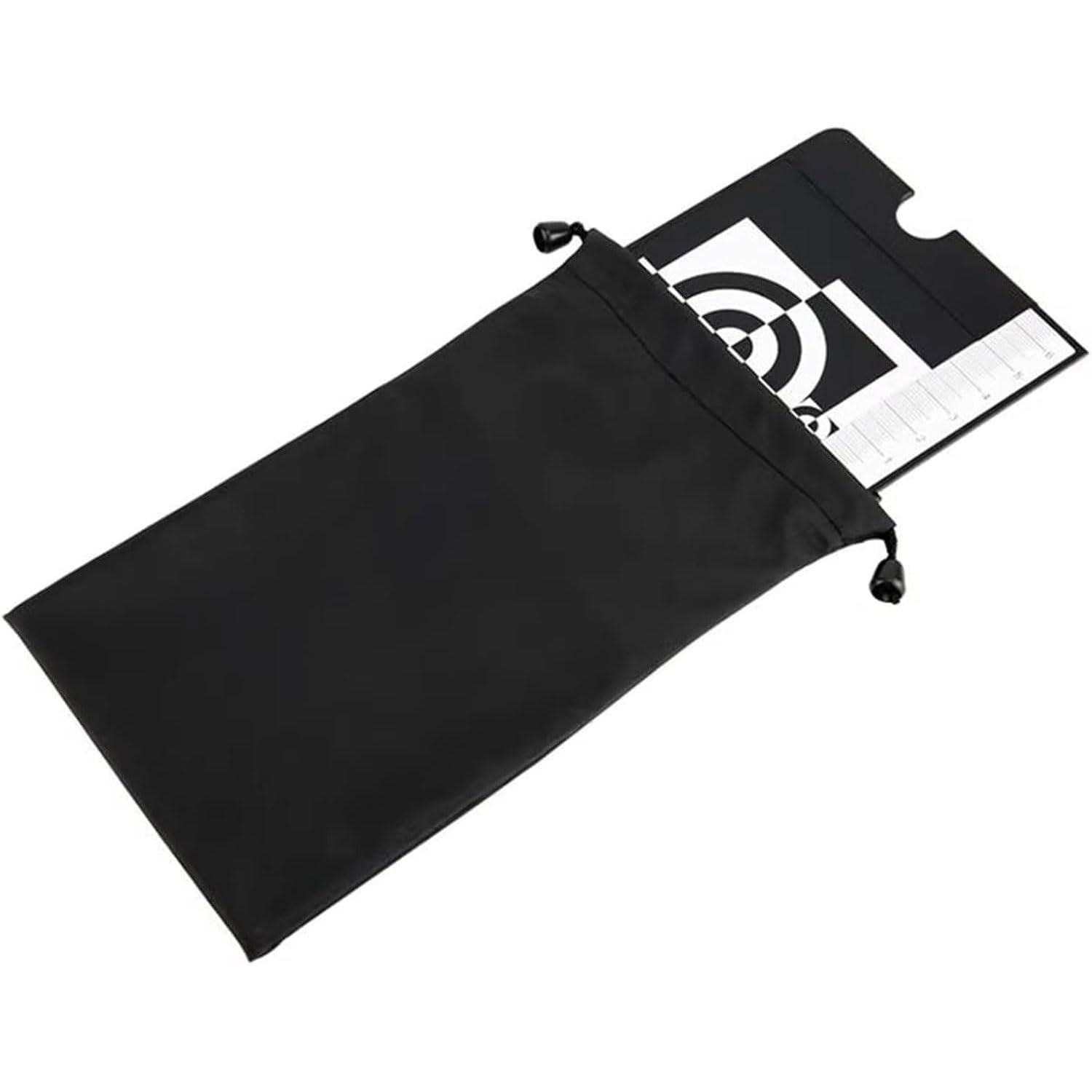 Tabella di calibrazione della messa a fuoco dell'obiettivo, strumento di calibrazione di precisione con righello di allineamento e scheda di bilanciamento del bianco, per fotografi e appassionati di