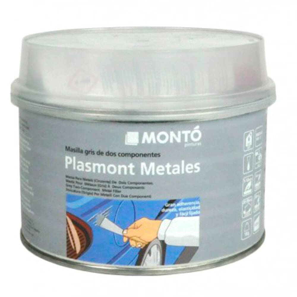Masilla Plasmont Metales 1kg (Blanco masilla + Catalizador)