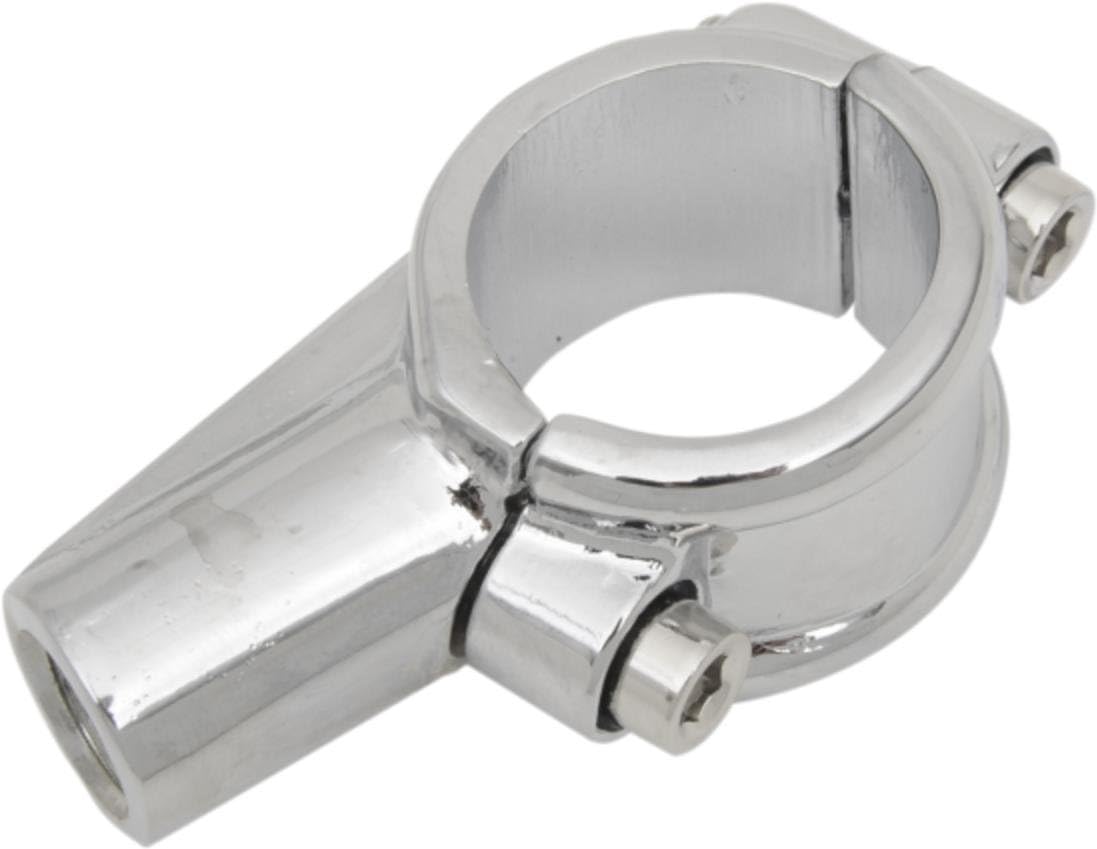 Emgo Handlebar Mirror Mount for 1in. Handlebar - Chrome 2028128