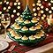 3 Tier Deviled Egg Platter with Christmas Tree Shape, Deviled Egg Tray Reusable, Serving Plates, Green Plant Shaped Egg Holder for Home Xmas Holiday Decorations (Green)