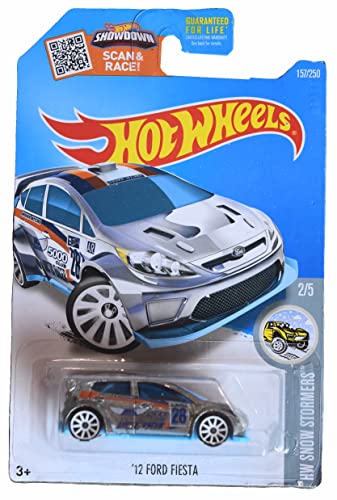 Hot Wheels Zamac '12 Ford Fiesta voiture miniature de collection grise