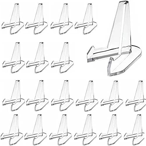 20 Stück Kunststoff Staffeleien, Acryl Staffelei Steht Cover