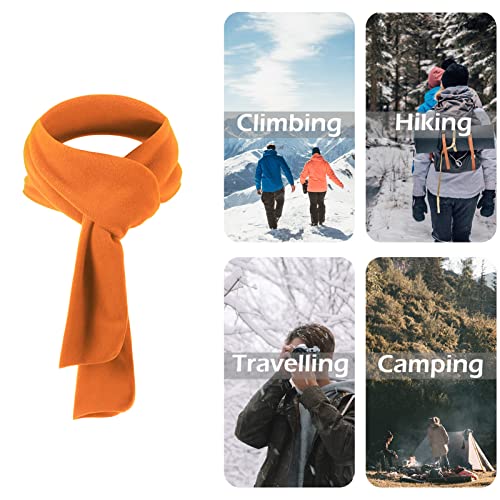 Snario Cachecol de lã longo masculino feminino para esportes de inverno leve e sólido gola quente ca