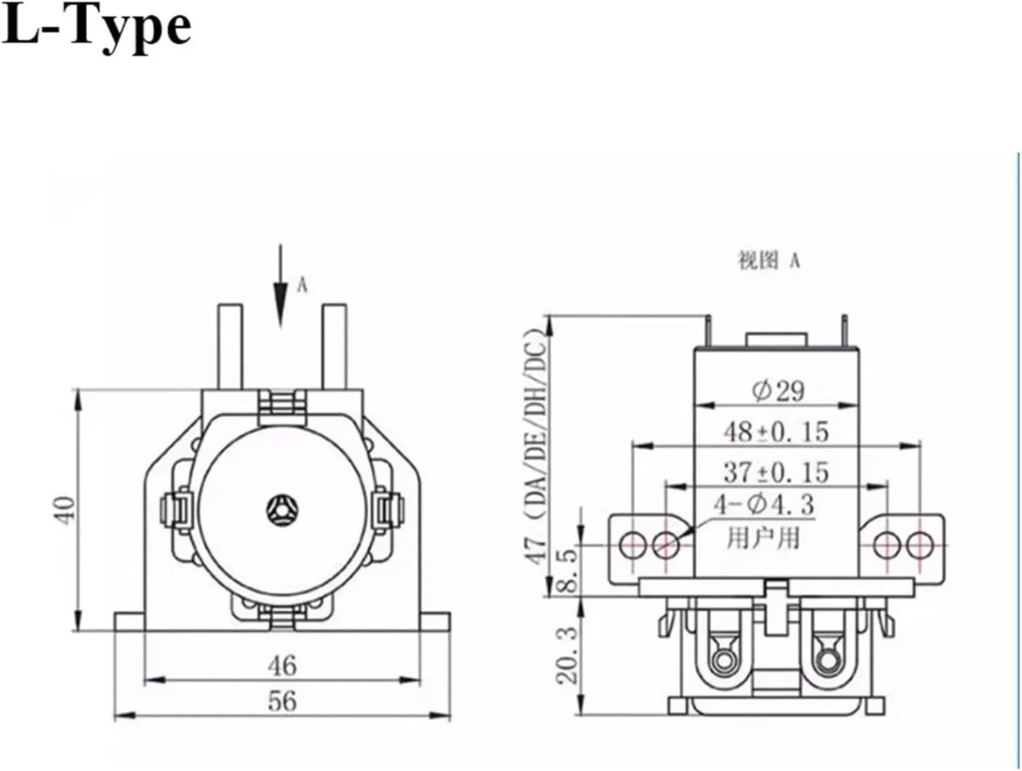 Mini peristaltic water pump DC 12V self-priming liquid pump direction reversible laboratory metering pump