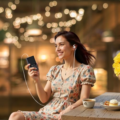 Image of Surfans F20 Pro HiFi Music Player, Dual ESS9018 DAC, DSD512, WiFi & Bluetooth LDAC, Spotify & Tidal Streaming, 4.4mm Balanced 500mW Output, 1TB Expandable Portable DAP(Black)