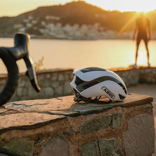 Abus Gamechanger 2.0 Casco Da Bici Da Corsa - Casco Aerodinamico Ad Alte Prestazioni Con Aerodinamica E Ventilazione Ottimizzate - Per Uomo E Donna Grau (Race Grey) S (51-55 Cm) - 8