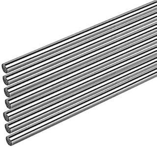 XMRISE 304 Stainless Steel Round Rods Bars Straight Solid Metal Lathe Stock for DIY RC Model Car