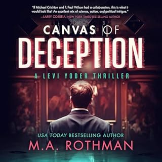 Canvas of Deception Audiolibro Por M. A. Rothman arte de portada