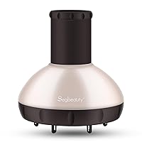 Vista 1 de Segbeauty Difusor de cabello con cuenco profundo, flujo de aire ajustable, accesorio profesional para cabello rizado y ondulado, herramienta