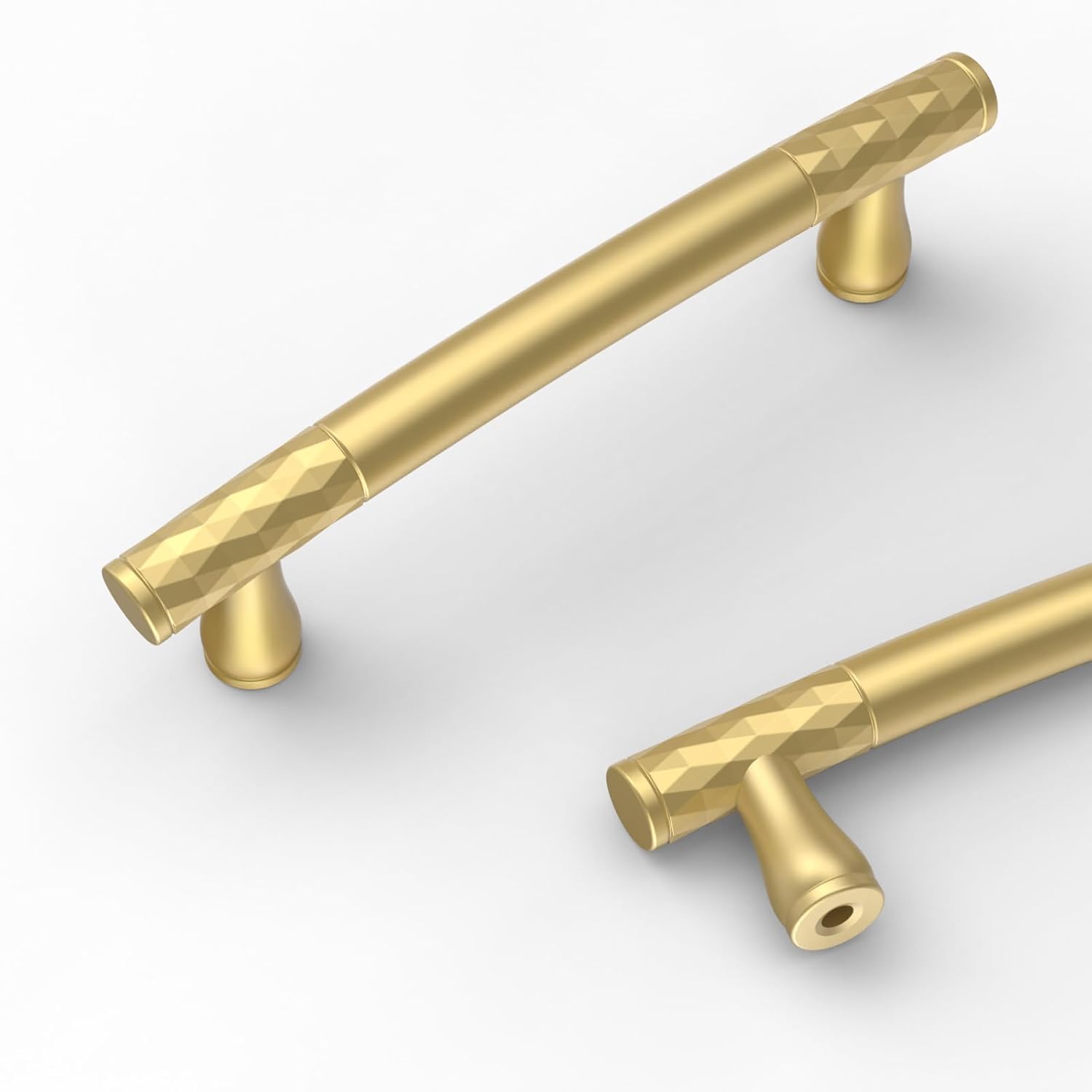 10 Pack 5 Inch(128mm) Brushed Satin Nickel Kitchen Cabinet Handles, Cabinet Pulls Kitchen Cabinet Hardware for Cupboard Drawer Pulls