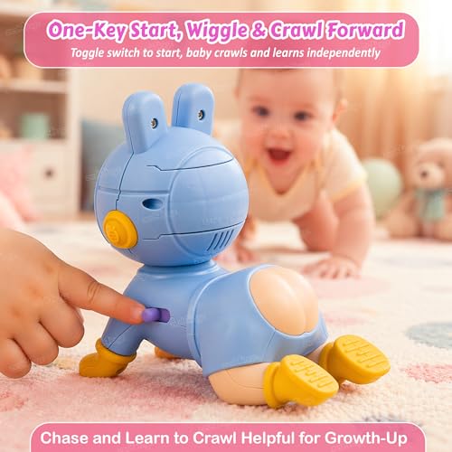 Image of Zest 4 Toyz Musical Toys for Kids | Crawling Baby Toys for 6 to 12 Months | Interactive Learning Sound Action Toy with Soft Music for Babies Toddlers Infant | Birthday Gift -Assorted Color