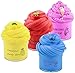 4 Pack Butter Slime Kit, with Yellow UVA Slime, Rosso Ciliegia Slime, Purple Cream Slime, Blue Candy Slime and Blue Slime Putty Giocattolo di Fango profumato Bambini Adulti