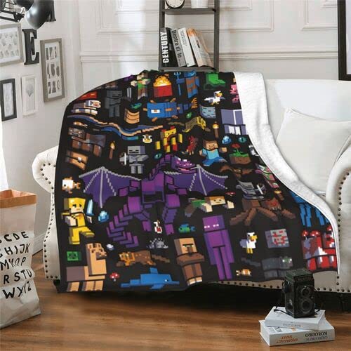 Game Blanket Soft Flannel Fleece Throw, Anime Fluffy Blanket All Season, Lightweight Blanket For Couch/Living Room/Sofa (50X60 Inches) #TOP28