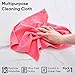 Superio Microfiber Cleaning Cloth for Cars, Kitchen Cleaning Rags for Housekeeping, 16