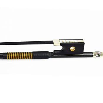 バイオリンカーボン弓 黒色 Amazon | 黒馬毛 カーボン弓 バイオリン用 Carbon violin bow