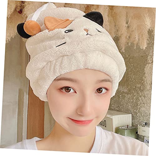Luxshiny Touca De Cabelo Seco Para Gato 4 Unidades Chapéu De Secagem De Cabelo Envoltório De Cabelo
