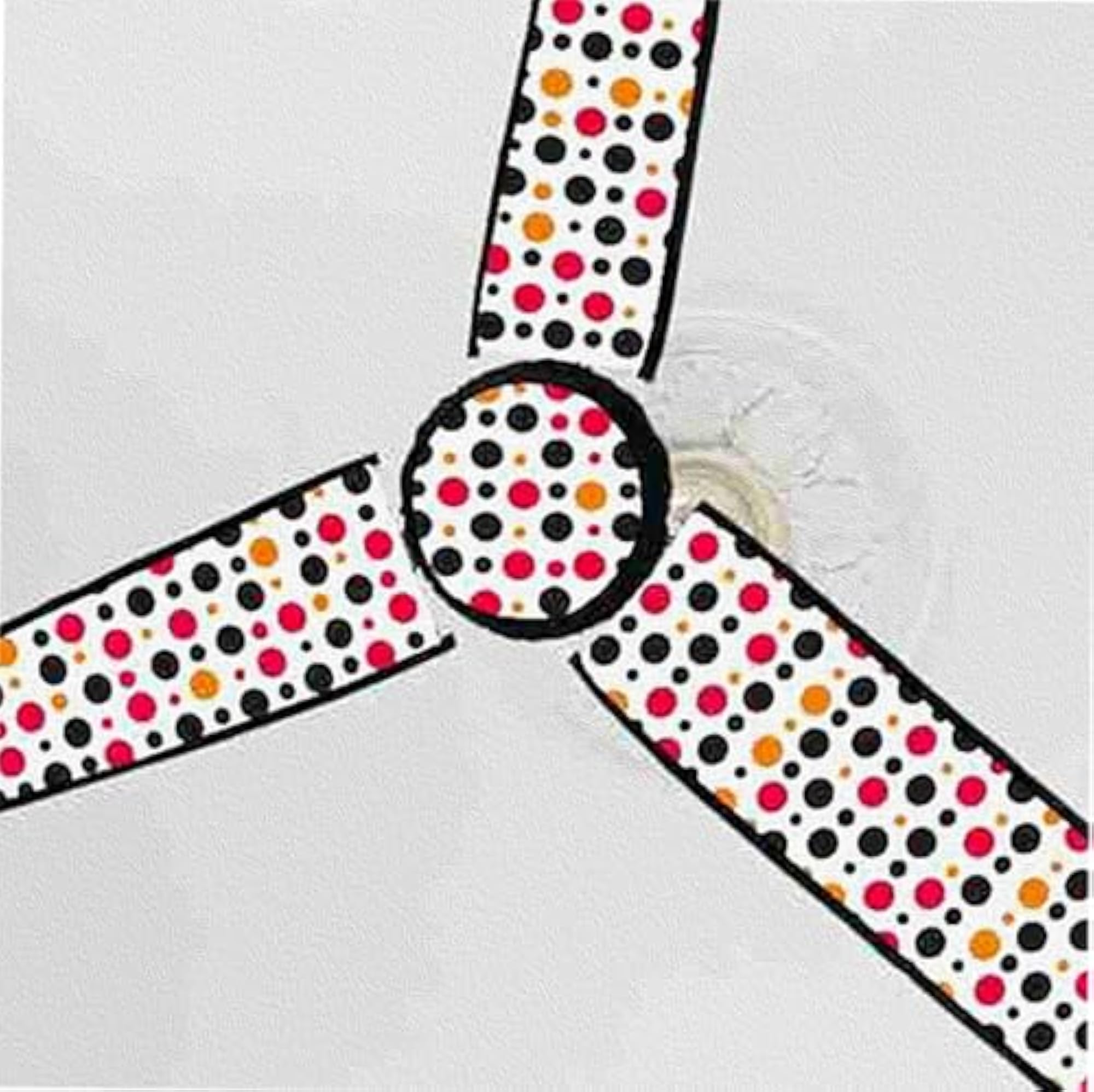 3 Blade Ceiling Fan Cover Dust Proof (Plastic, 19x6 Inches)
