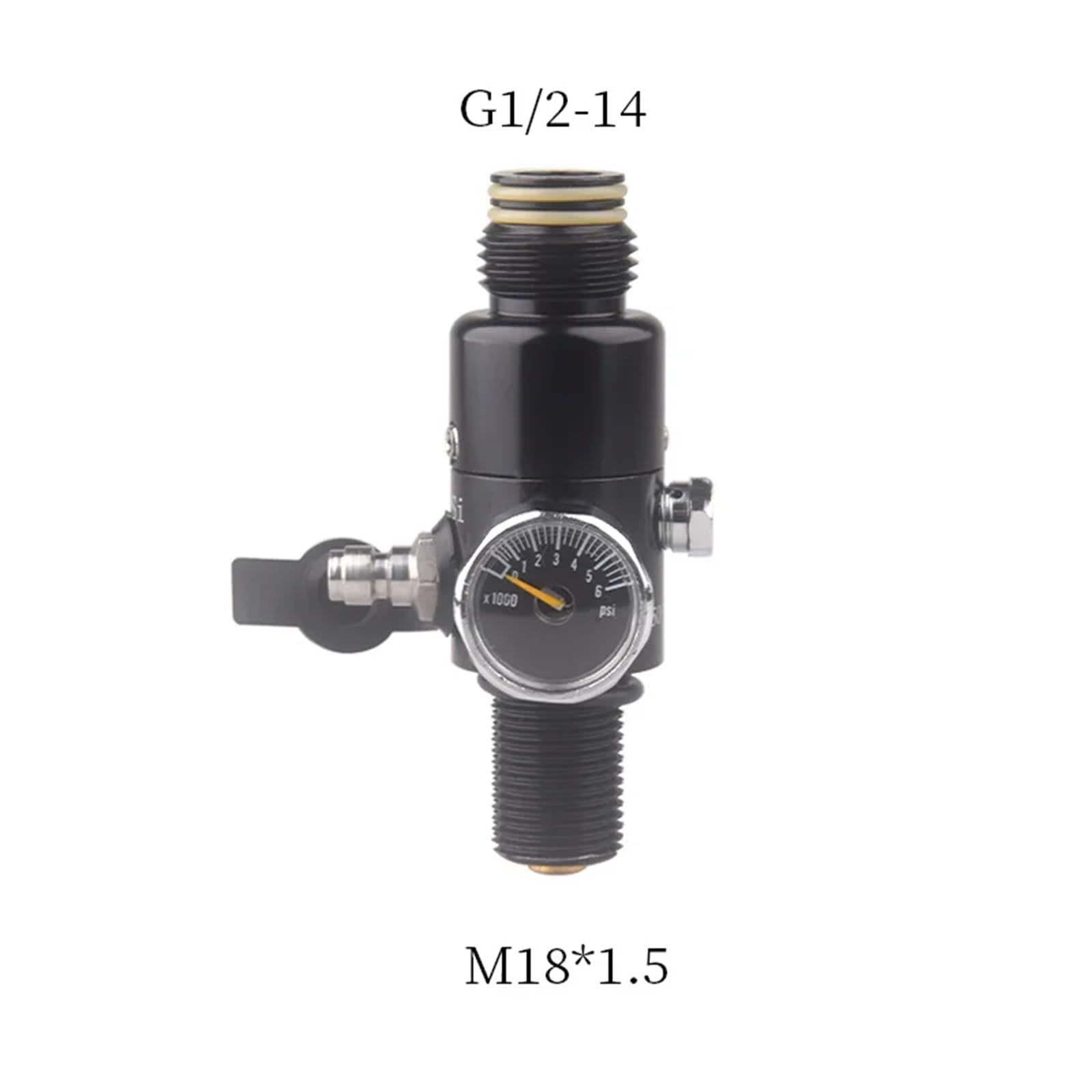1 szt. 0,5 l 500 cm³ nurkowanie M18*1,5 wyjście butli gazowej 160-3000 PSI regulator ciśnienia stacja zbiornik powietrza nurkowanie akcesoria do butli CO2