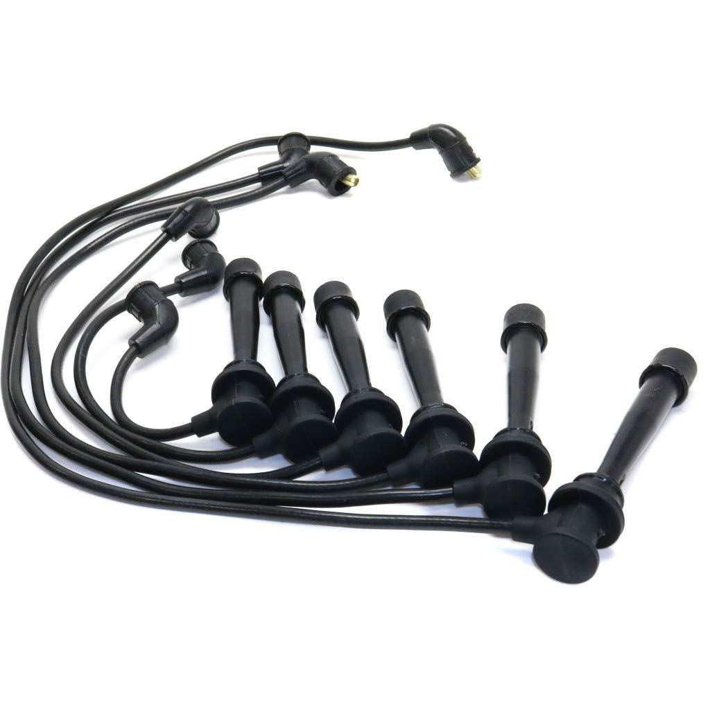 for Hyundai Tiburon Spark Plug Wire 2001 02 03 04 2005 | Set of 6 | Black Finish