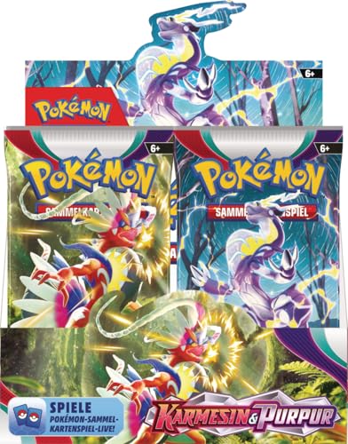 Pokémon-Sammelkartenspiel: Display-Box Karmesin & Purpur mit 36 Boosterpacks