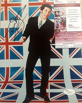 Tom Jones Autographed Photograph - Singer 8x10 Jsa H58243 - Autographed ...