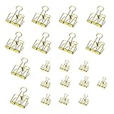 gold binder clips staples Farbe: Goldfarben. Aus hochwertigem Stahldraht mit guter Elastizität, praktisch, langlebig, mit starkem Halt für Ihre Unterlagen. Durch das Galvanisieren werden die Vielzweck-Klemmen bunt und verblassen nicht. Ein hochwertig gefertigtes Qualitätsprodukt.