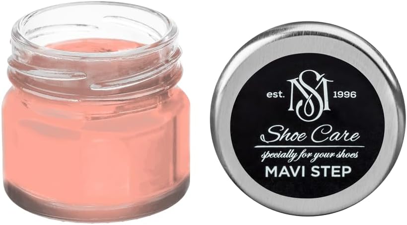 Universal Leather Dye - NCS S 0540-Y80R Coral Blush - High Coverage Leather Paint for Shoes, Bags, Canvas & Sneakers by MAVI STEP - 1.70 fl oz / 50 ml