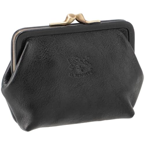 IL BISONTE(イルビゾンテ) 小銭入れ メンズ COWHIDE LEATHER コインケース NERO SCP005-PV0005-BK128B [並行輸入品]