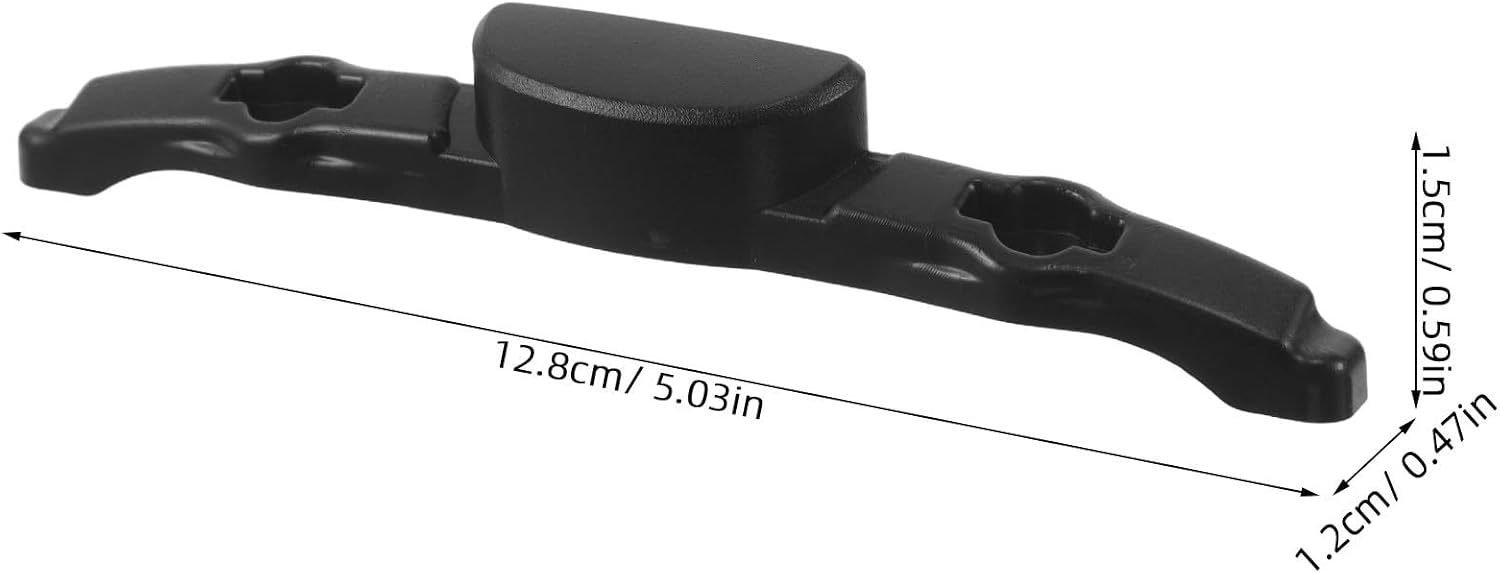 Black Plastic Luggage Handle Replacement for Trolley Case and Box Portable Suitcase Grip Accessory that Restores Retractable Handle Function for Travel Suitcases image 2