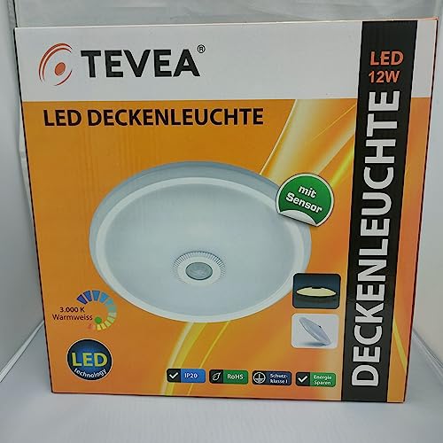TEVEA - Lampada da soffitto con sensore di