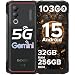 Produktbild DOOGEE Blade 20 Turbo 5G AI Android 15 Outdoor Handy Ohne Vertrag, 10300mAh/33W, 32GB+256GB/TF 2TB Outdoor Smartphone, 50MP AI Kamera, 6.6" IPS Display, 3 Karten Dual 5G SIM/ IP68/ NFC/GPS/Face ID/OTG
