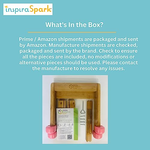 Little Balance Box, Best Push Pull Walker Toy, 2-In-1 No Wheels Spring Feet, Wooden Walker, Girl Boy Toddler Child Activity Table, Beige #TOP5
