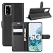 Produktbild betterfon | Samsung Galaxy S20 Fan Edition 4G / 5G Hülle Handy Tasche Handyhülle Etui Wallet Case Schutzhülle mit Magnetverschluss/Kartenfächer für Samsung Galaxy S20 FE SM-G780F / G781 Schwarz