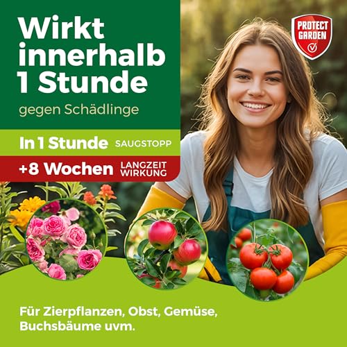 PROTECT GARDEN Lizetan Plus Schädlingsfrei AF, Blattlausfrei, Blattläuse und Schädlinge bekämpfen an Zierpflanzen, Rosen, Obst und Gemüse… – Ansicht 2