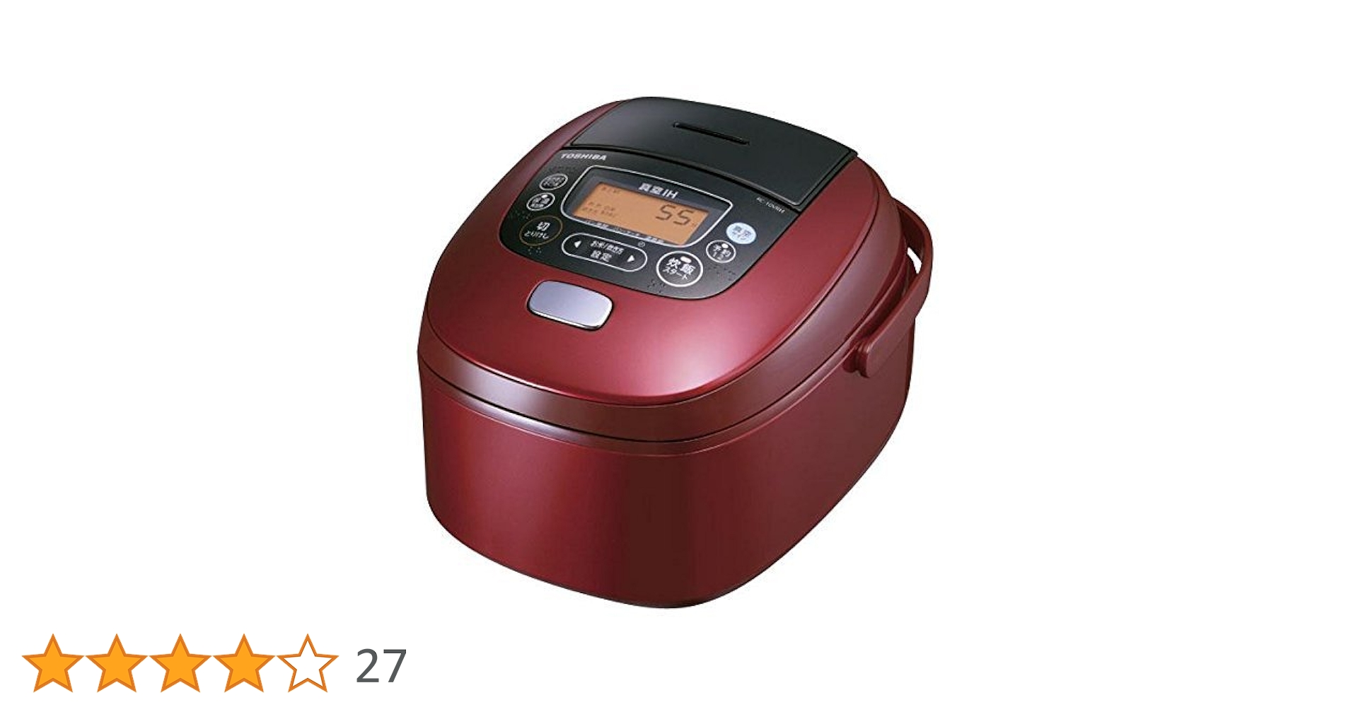 Amazon | 東芝 真空IHジャー炊飯器（5.5合炊き） レッドTOSHIBA