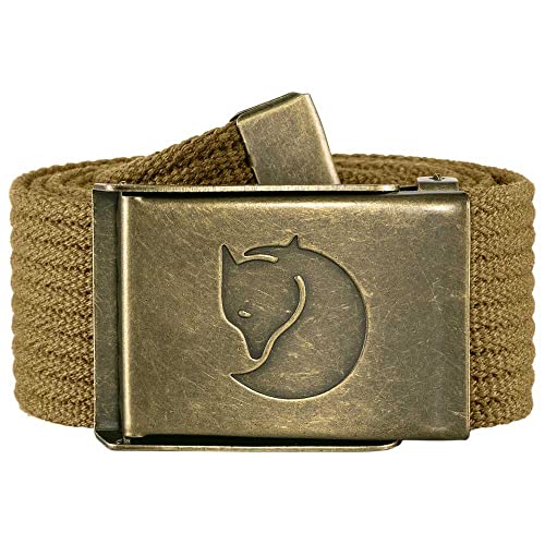 Fjällräven Unisex Canvas Brass Gürtel, Buckwheat Brown, One Size