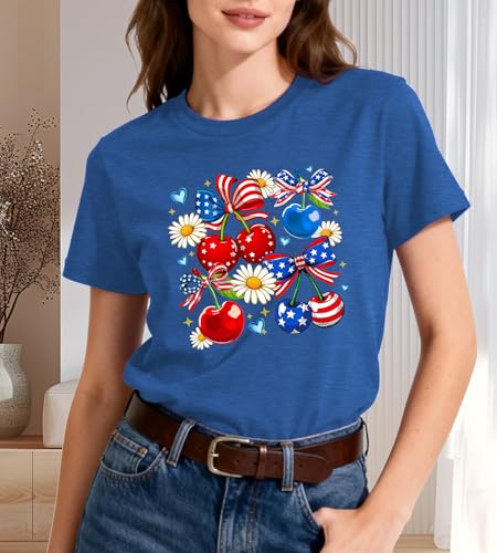 Image of 4th of July Floral American Flag Tank Top for Women Patriotic Sleeveless Apparel